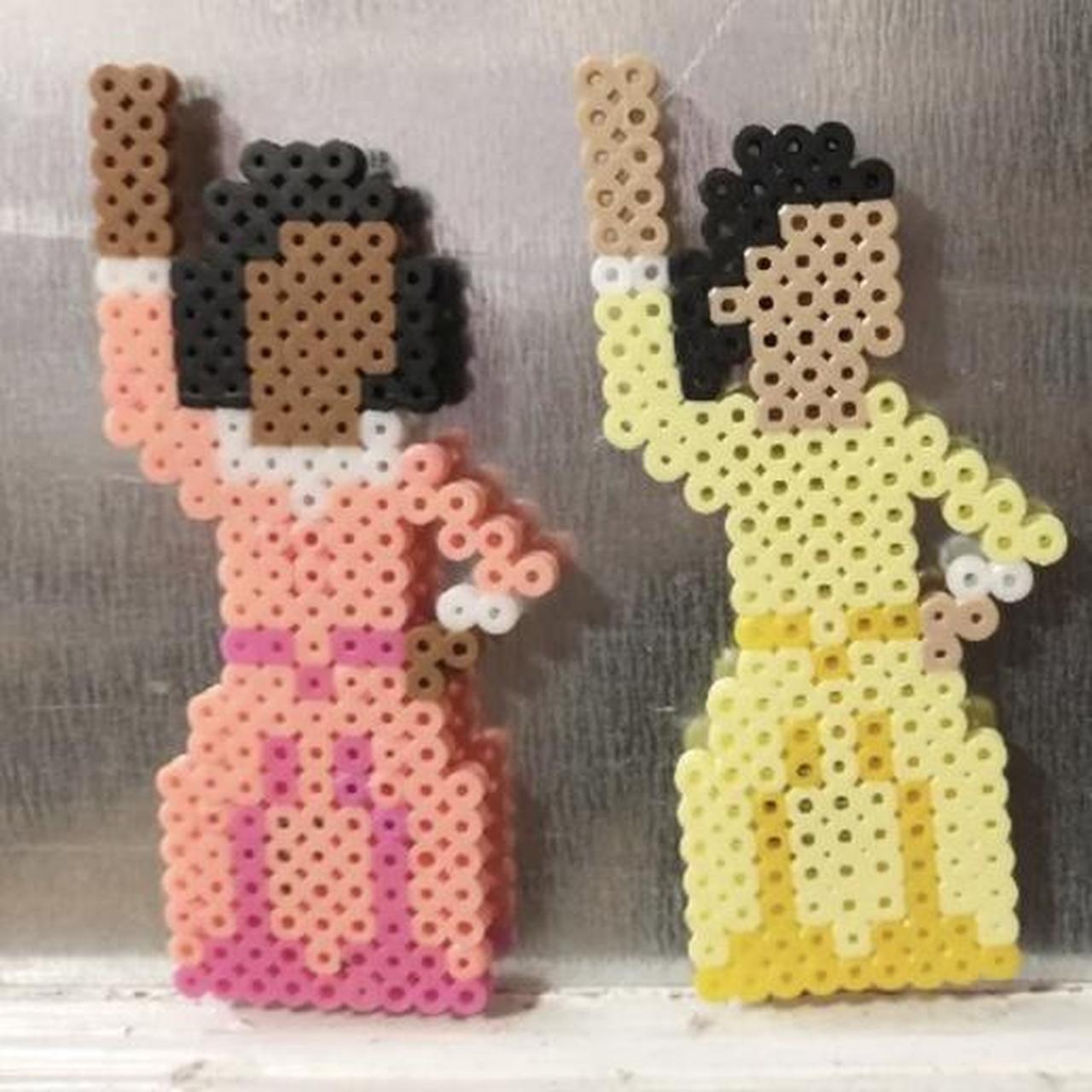 Product Image 2 - perler hamilton schuyler sisters magnets

this