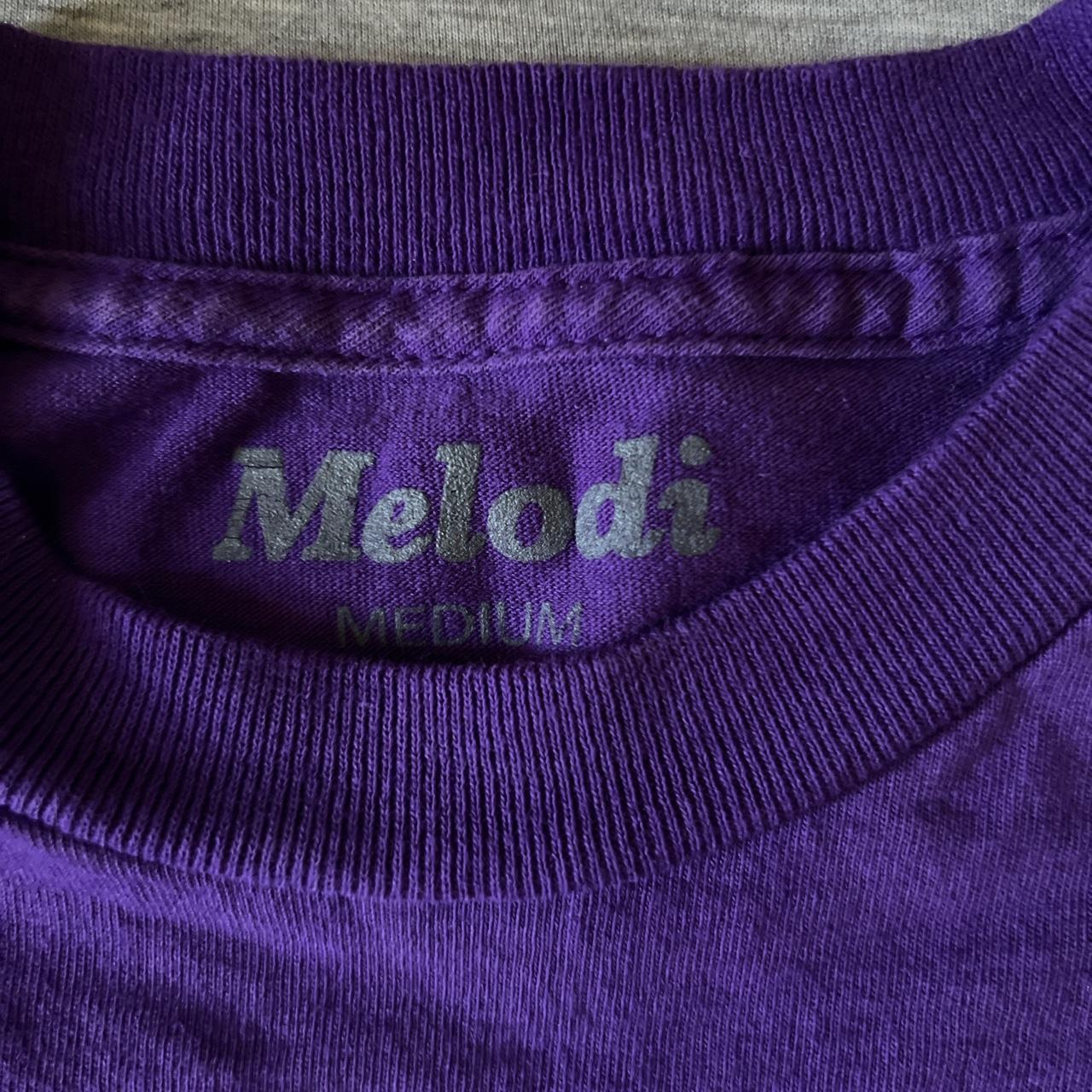 EC Melodi purple tee size medium #melodi #ecmelodi... - Depop