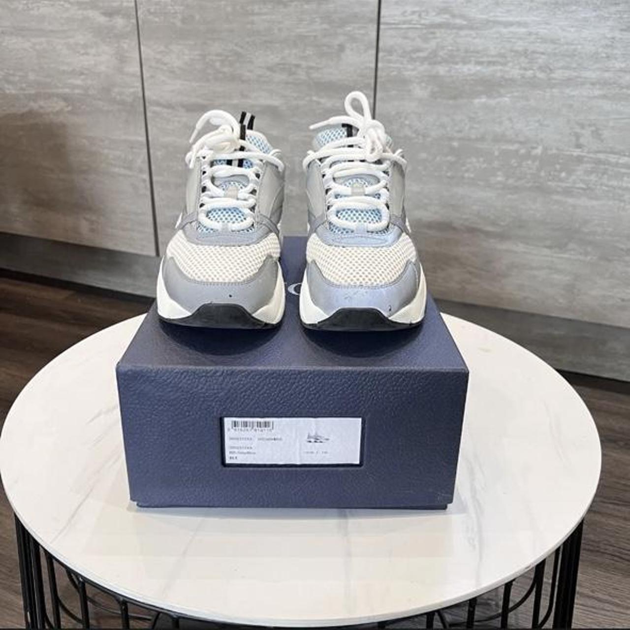 Christian Dior B22 (Baby Blue White, Calfskin Mesh... Depop