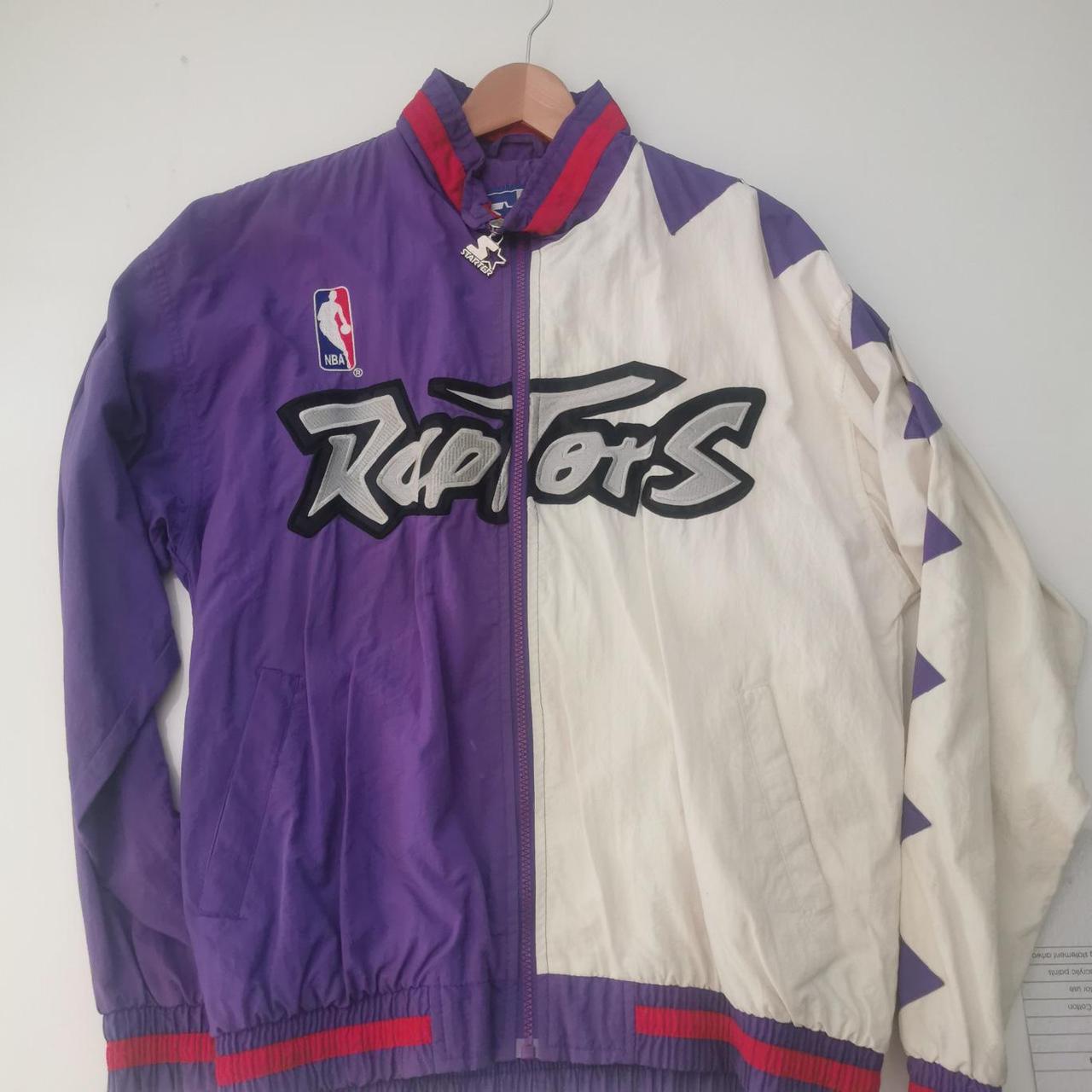 vintage 90's starter jacket #torontoraptors - Depop