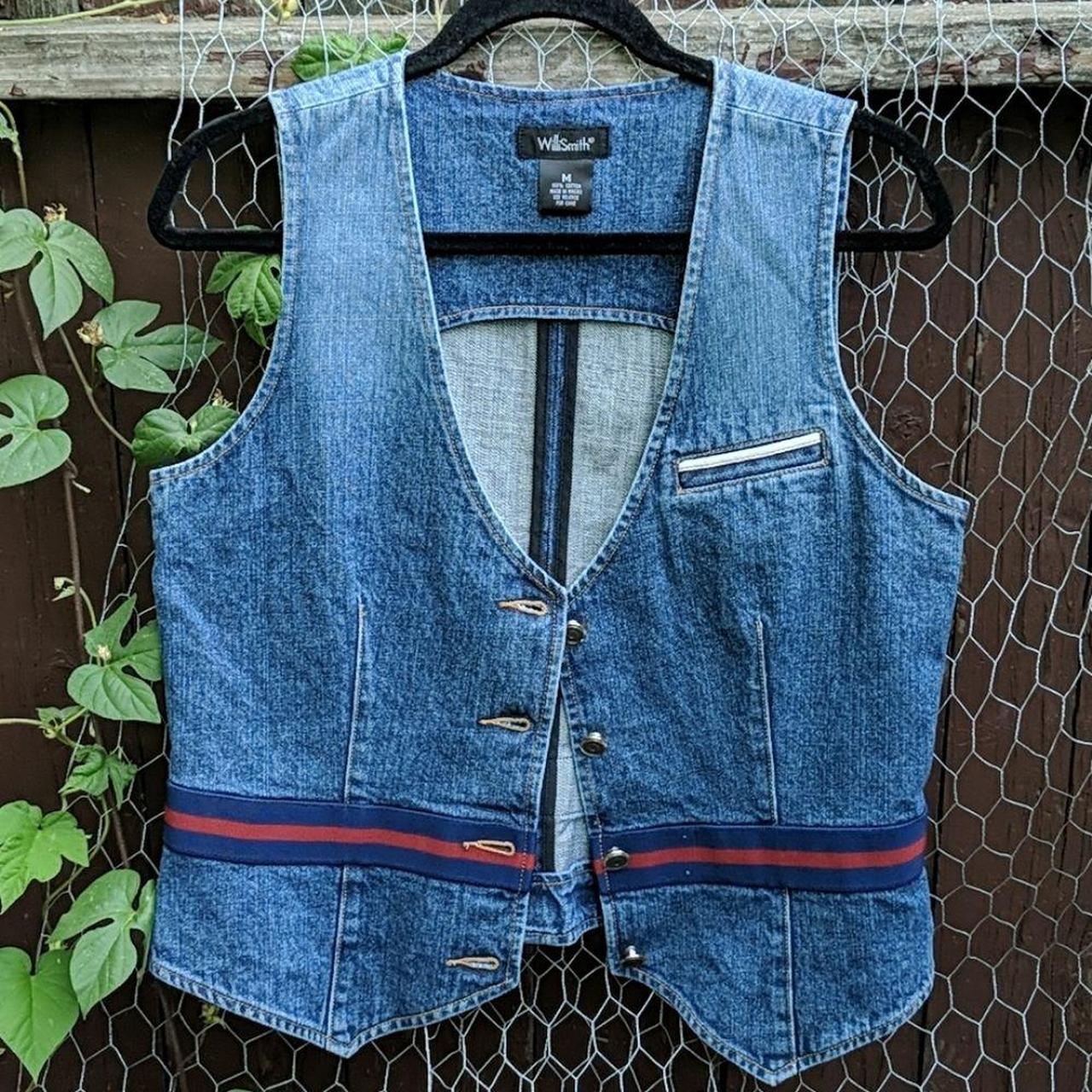 Vintage Willi Smith Western Denim Vest M In Great Depop 6513