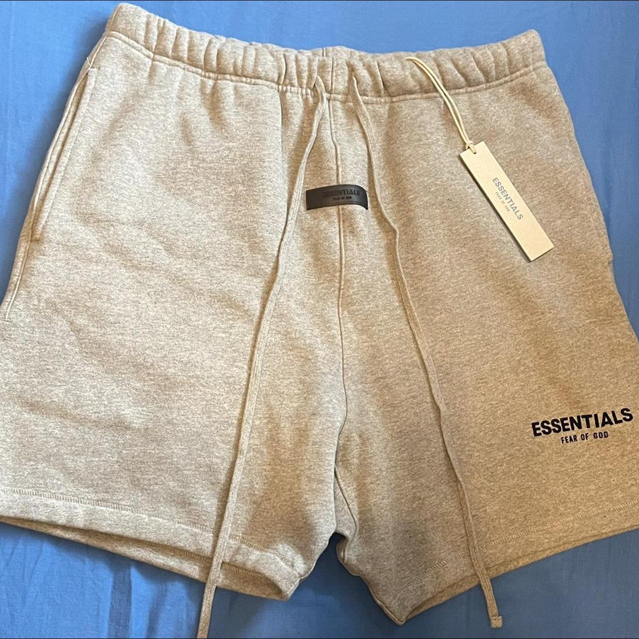 grey sweat shorts h&m