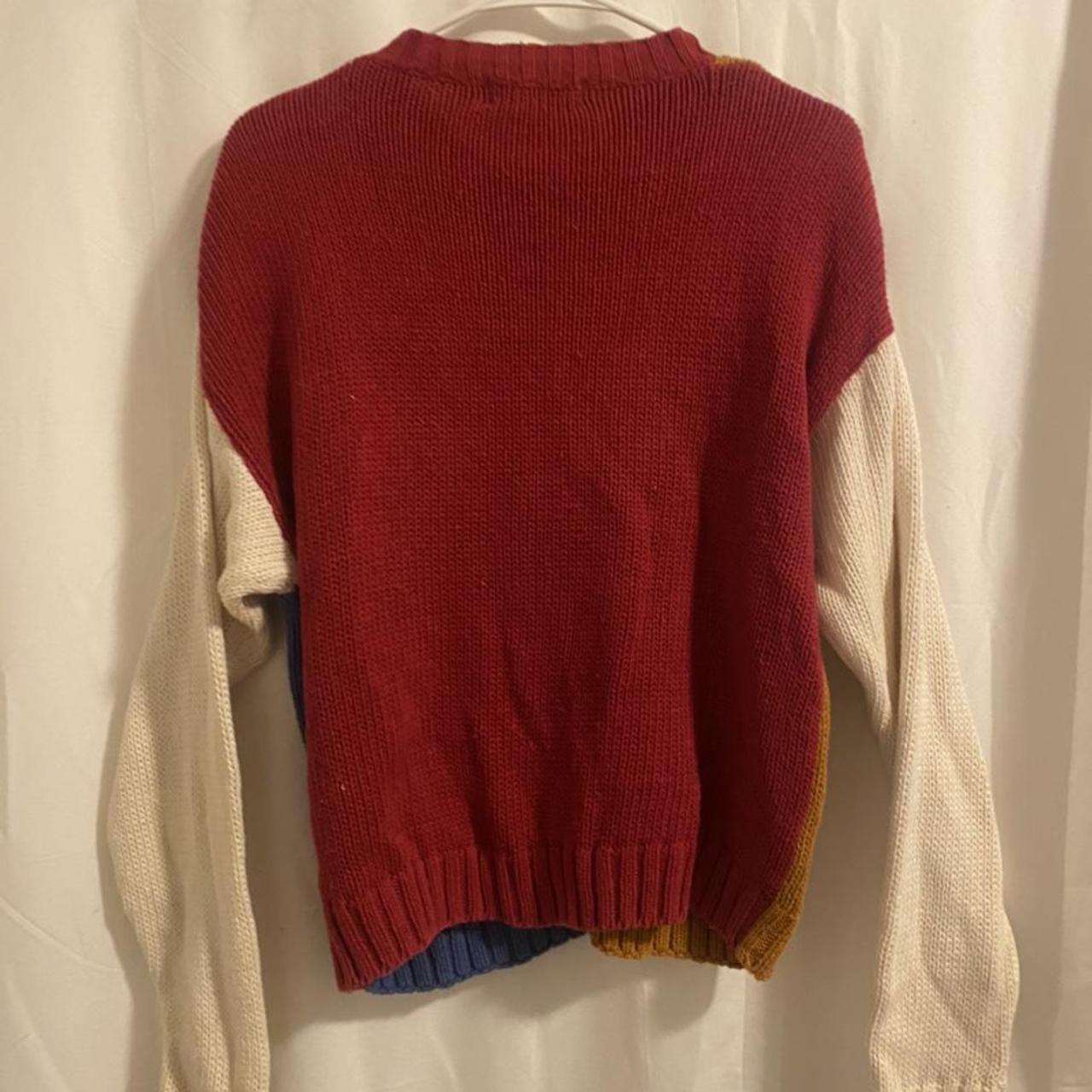 Women's Pink and Cream Jumper (2)