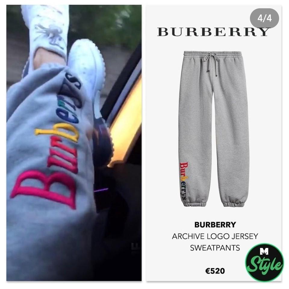 Burberry shops sweatpant