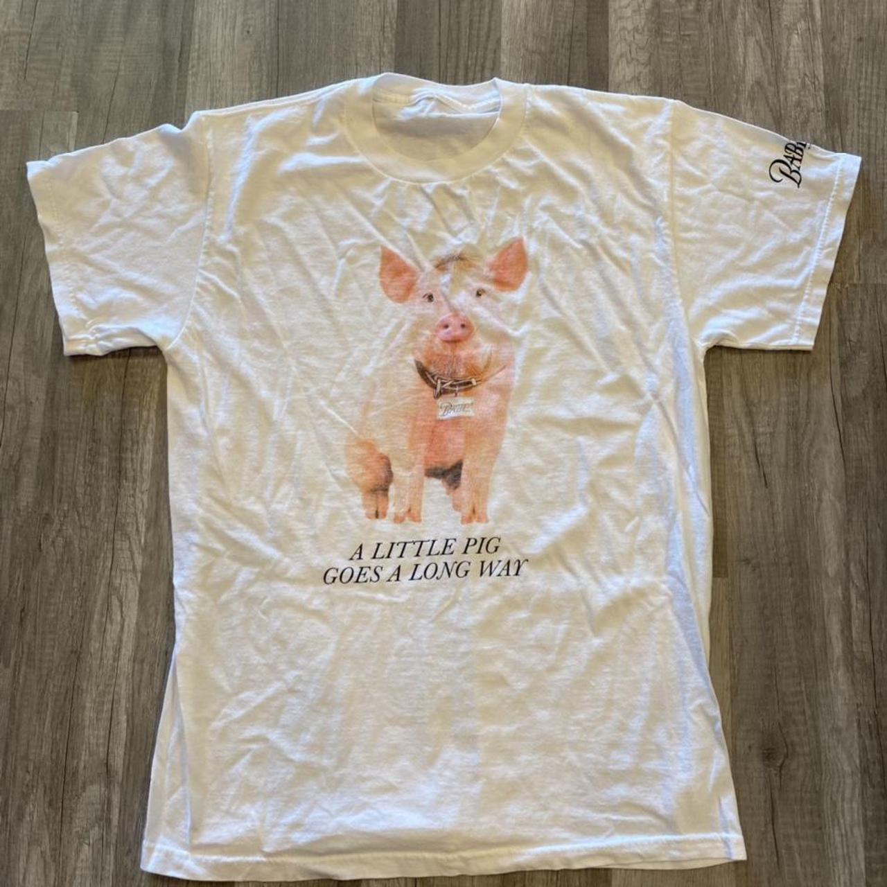 Vintage 1995 Babe movie promo tee | Depop Vintage 1995 Babe movie promo tee | Depop