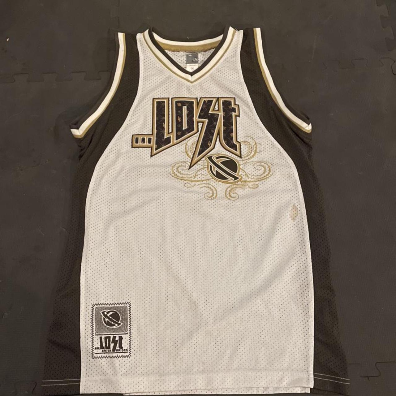 Lost Brown Basketball Jersey Depop