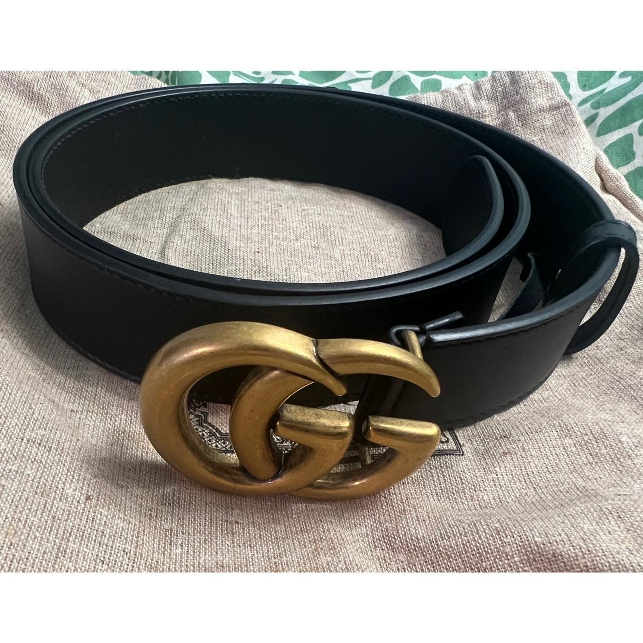 Gucci belt store double g gold