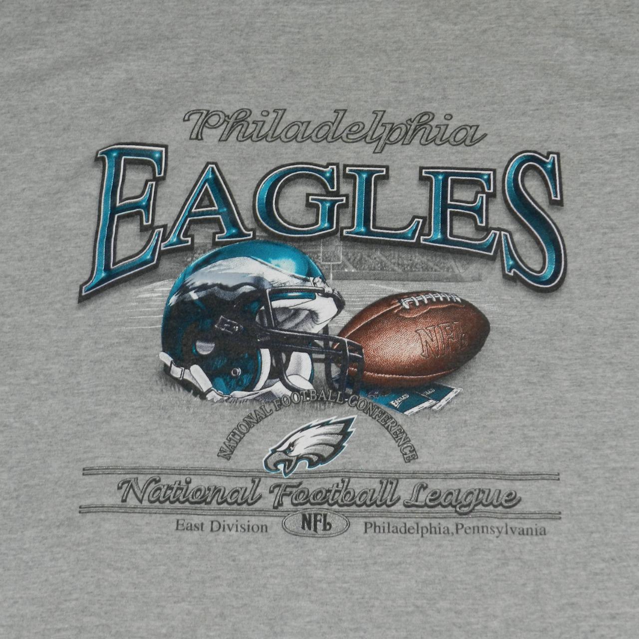 Vintage Philadelphia Eagles NFL Football Gray 2000's... - Depop