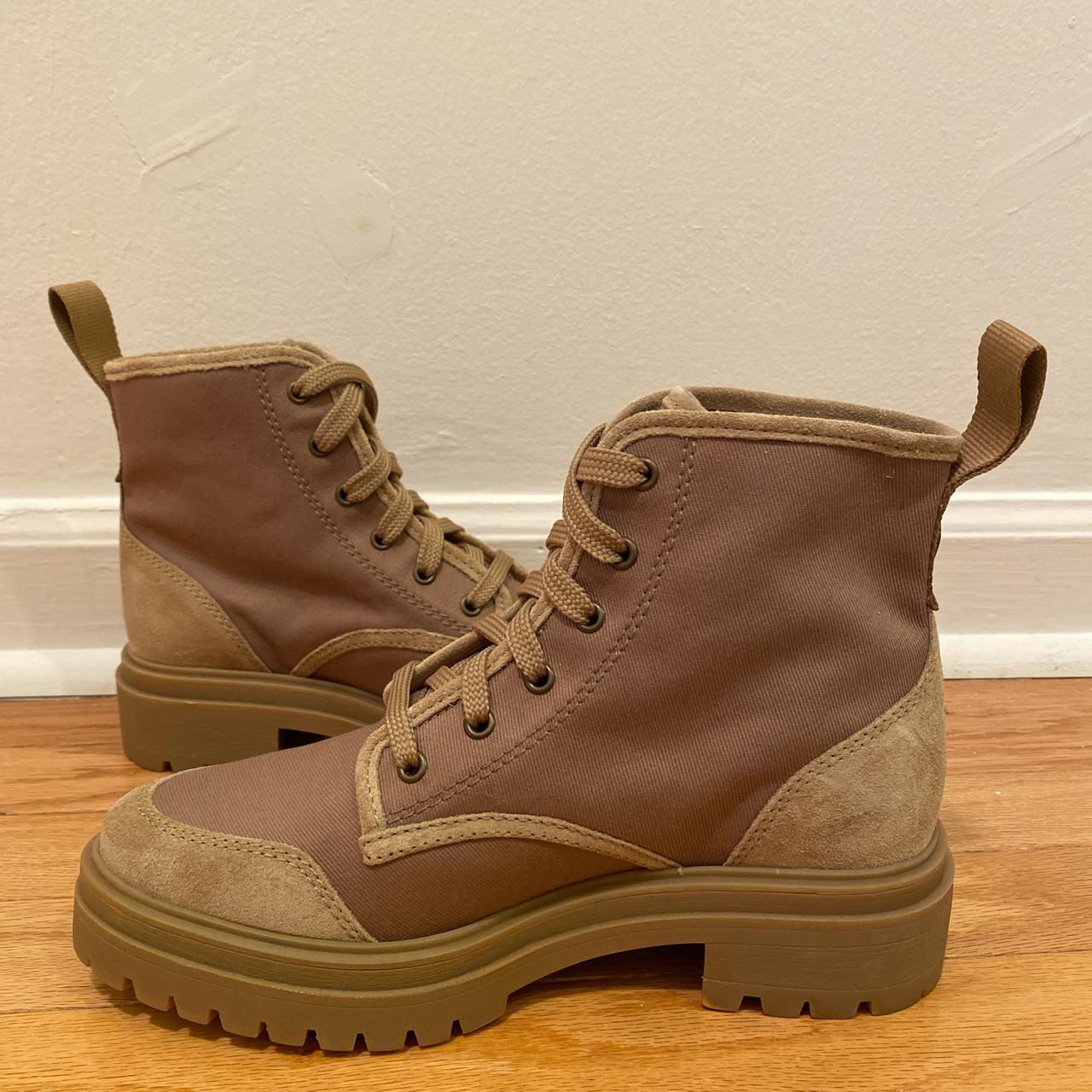Ba&sh brand new canastra hiking boots, brown canvas - Depop