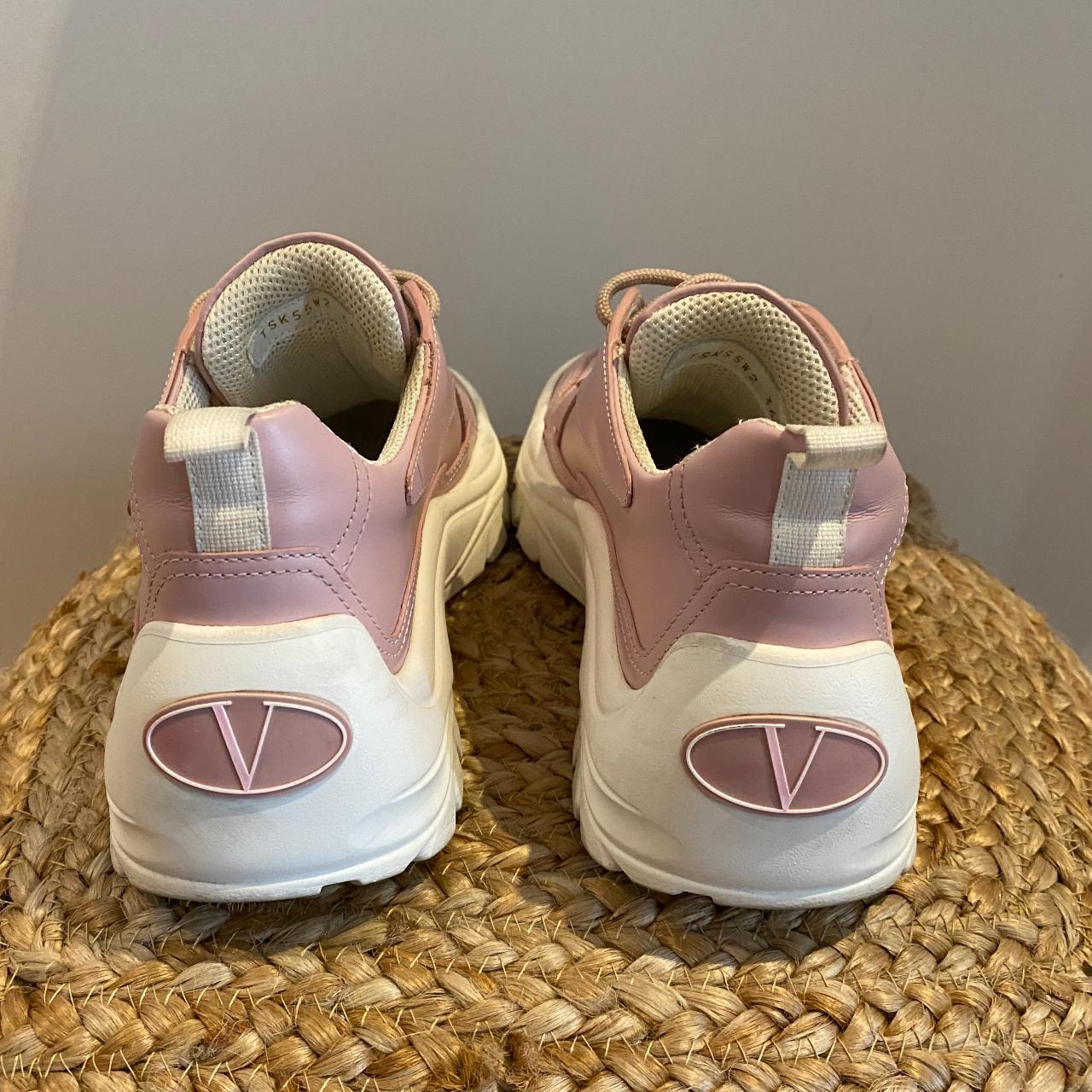 Pink Valentino Sneakers Gorgeous, Genuine Sneakers - Depop