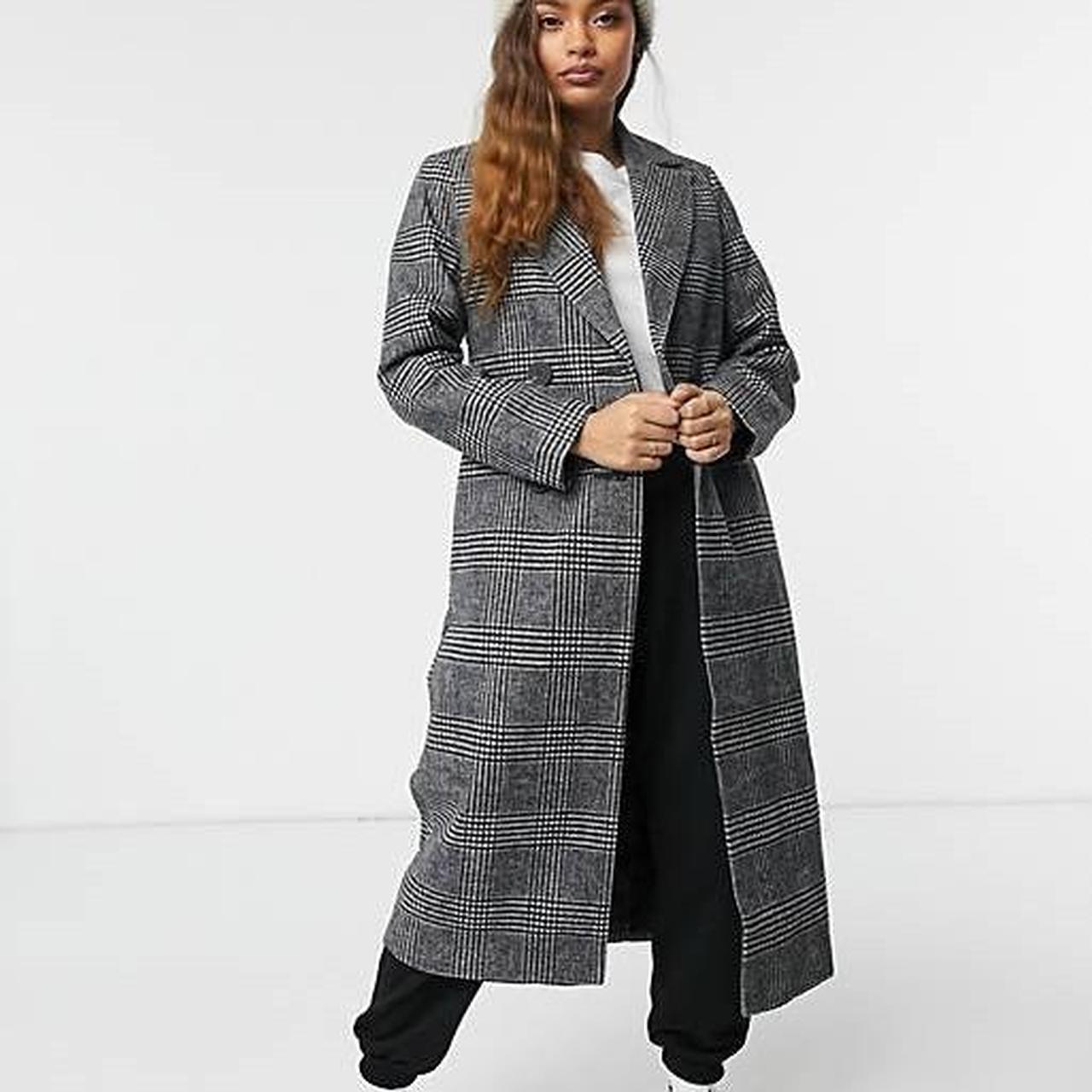 Maxi on sale check coat