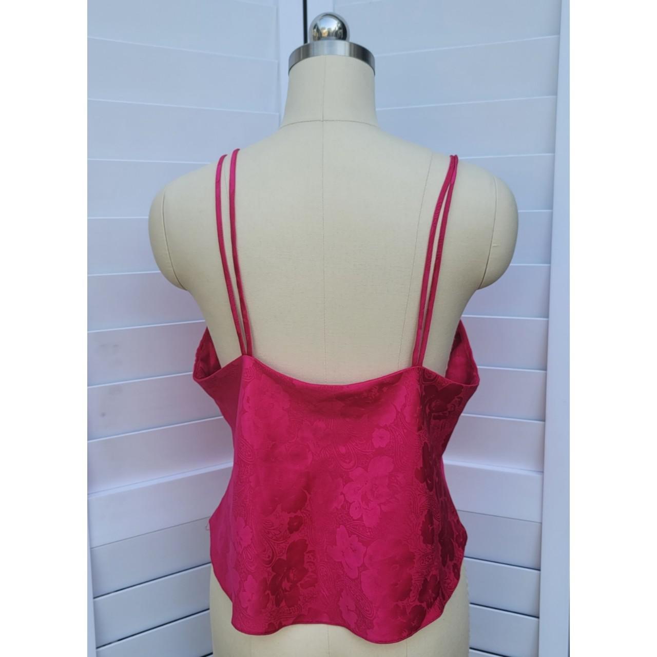 Fuschia camisole Brand is Vintage Gold Label... - Depop