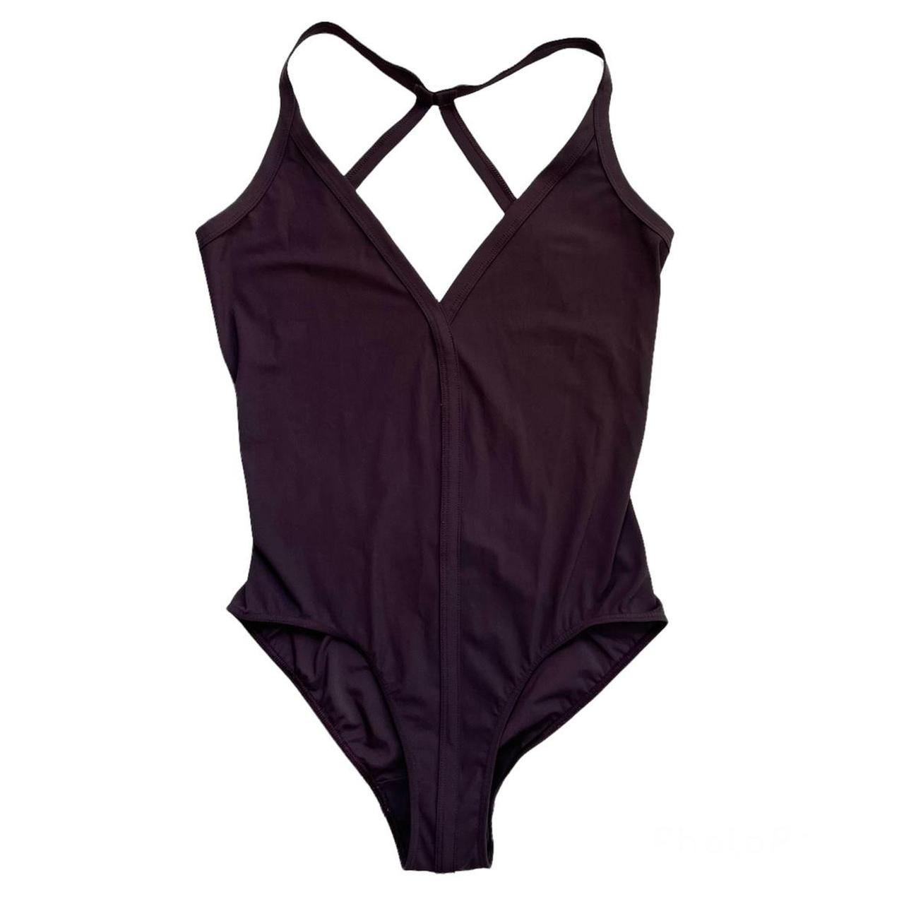 Rick Owens Women's Burgundy and Purple Swimsuit-one-piece