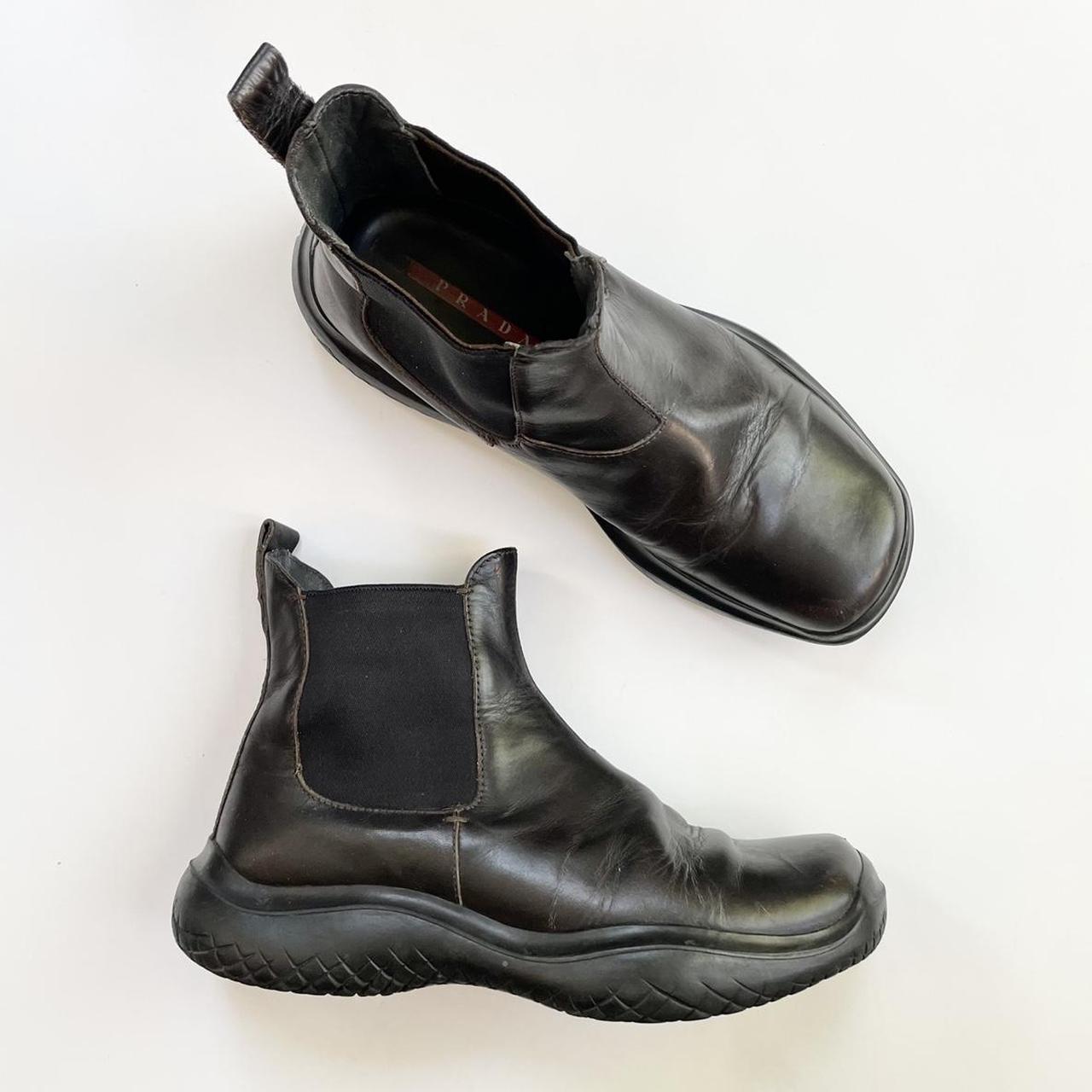 Prada Rain Boots ☔️ Basically brand new 🥲 Comes with - Depop