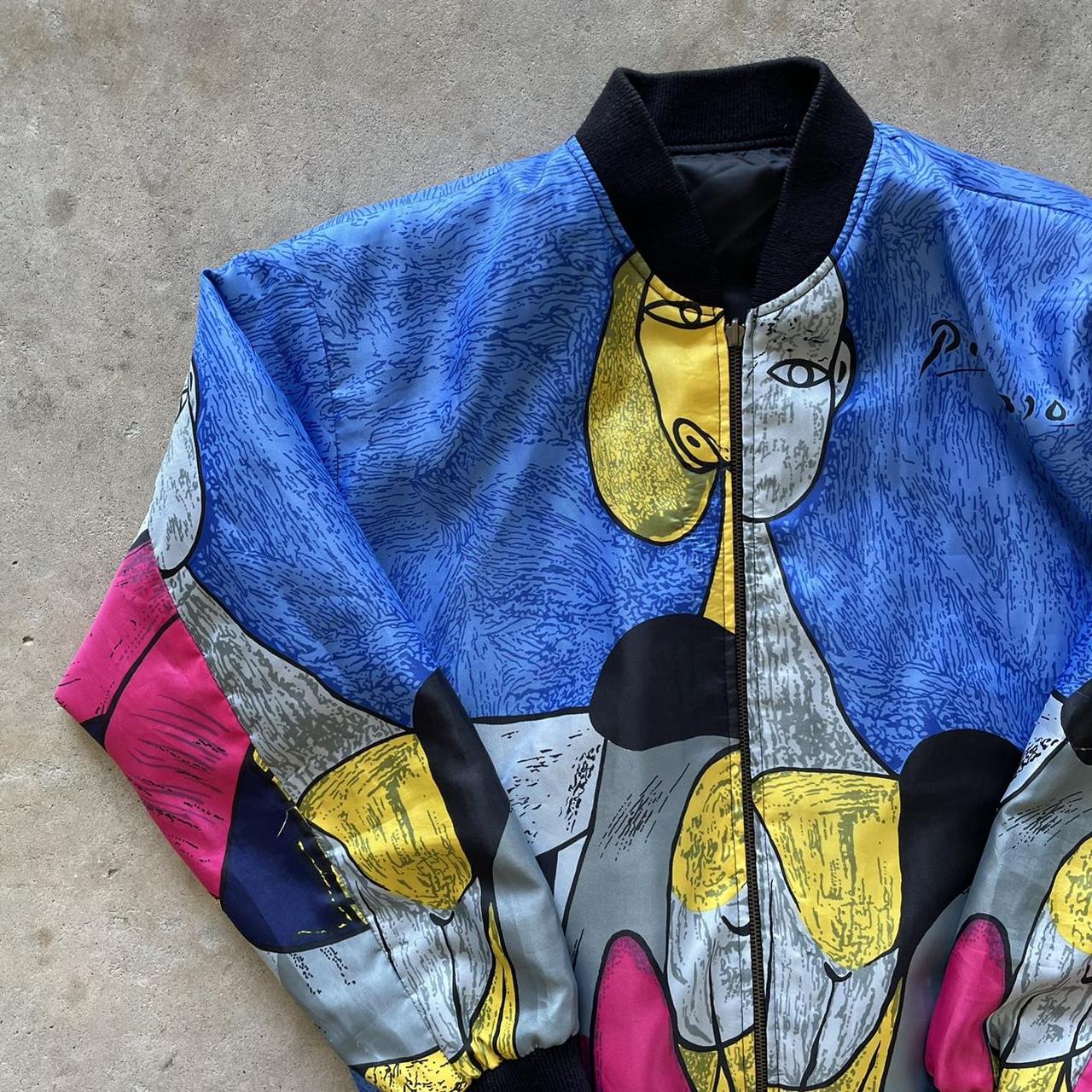 picasso silk bomber jacket