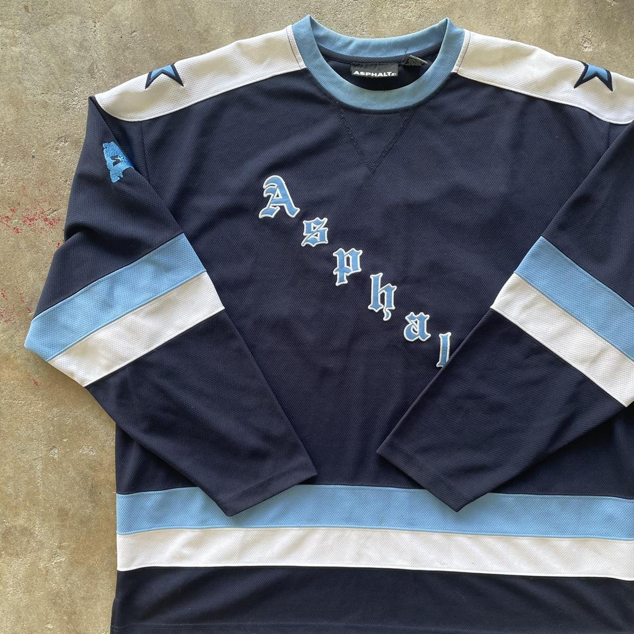 VINTAGE ASPHALT STARTER HOCKEY JERSEY// Heavyweight... Depop