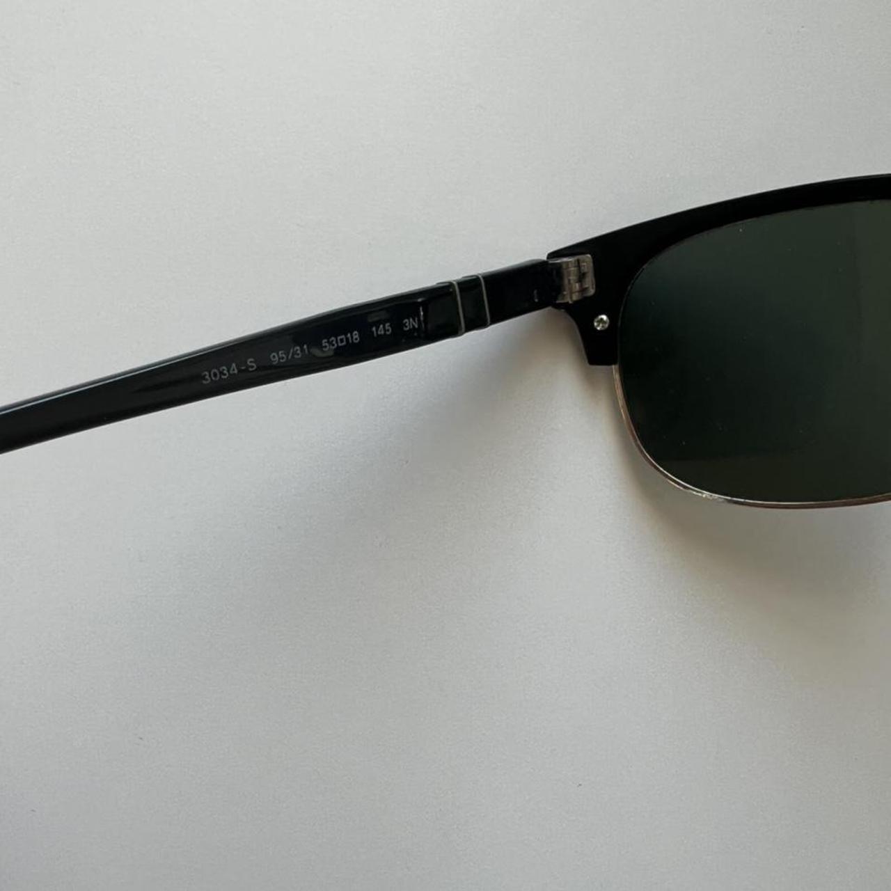 Persol Men's Black Sunglasses Depop