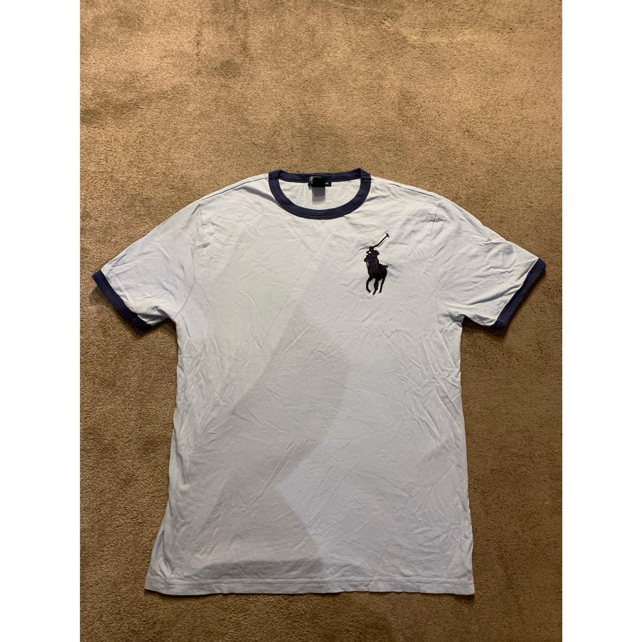 Blue Polo Ralph Lauren T-Shirt (XL 18-20) - Depop