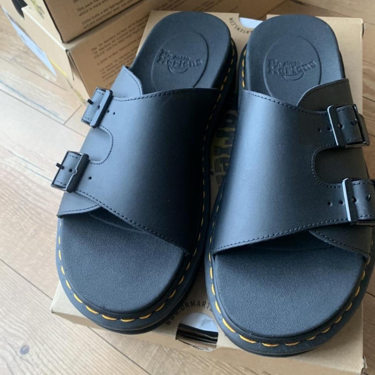 Dr.Martens Dax Hydro Leather Casual Buckles Monk... - Depop