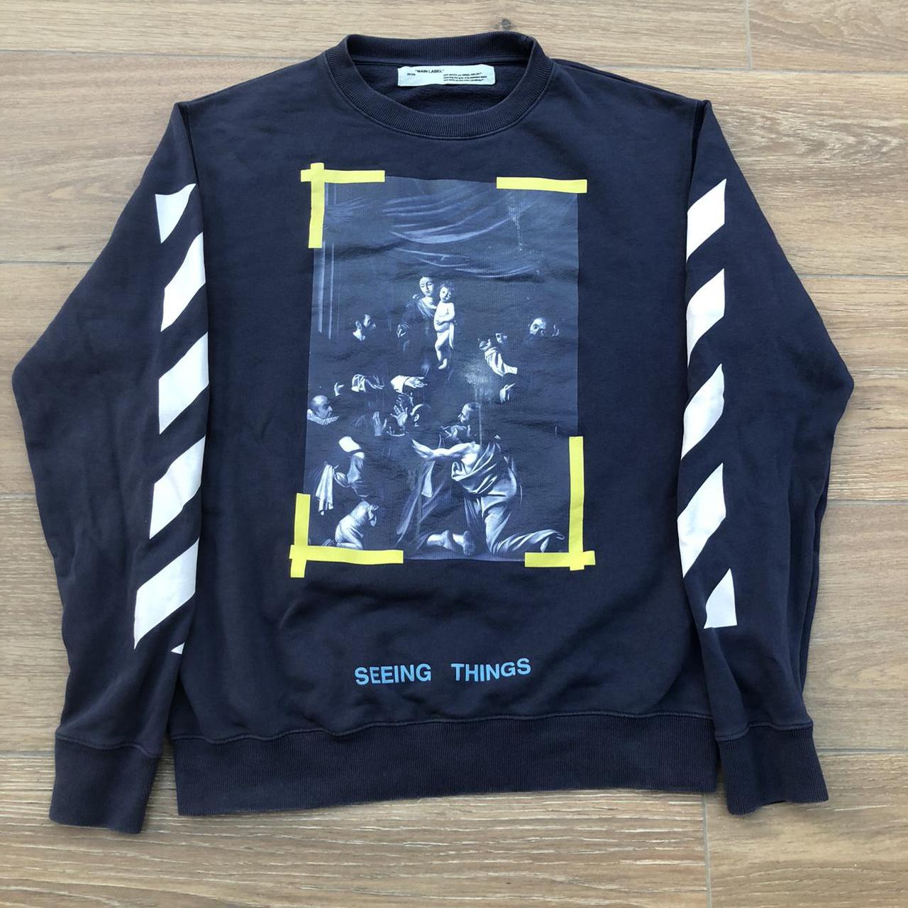 off white seeing things jumper