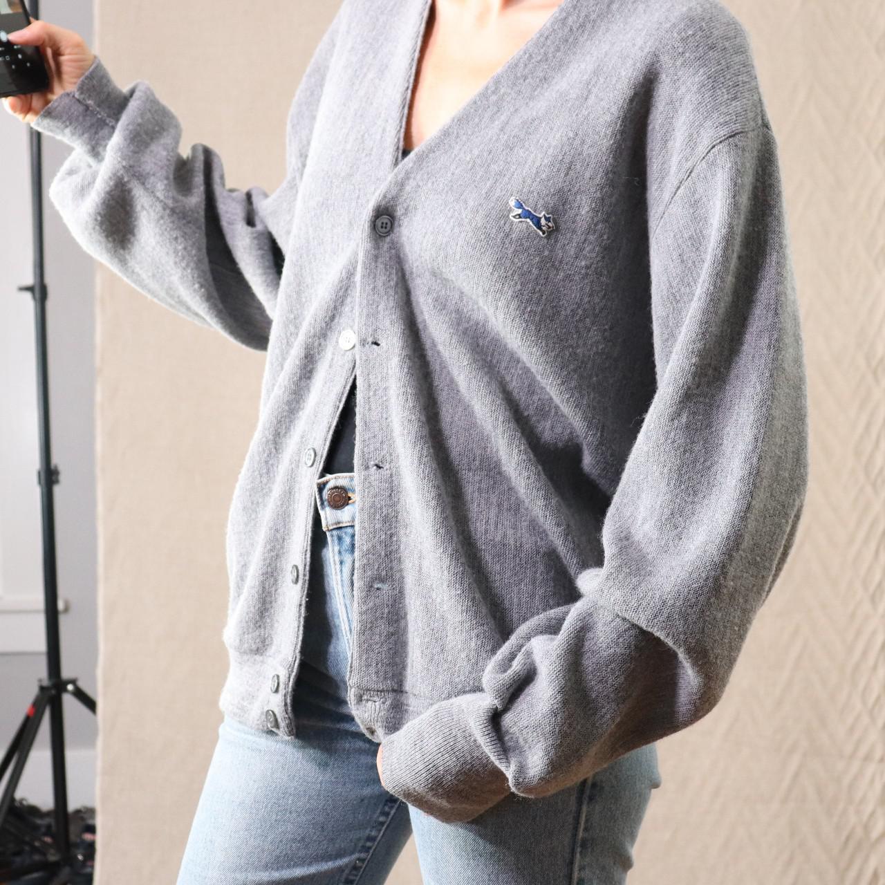 JCPenney Men's Grey Cardigan Depop