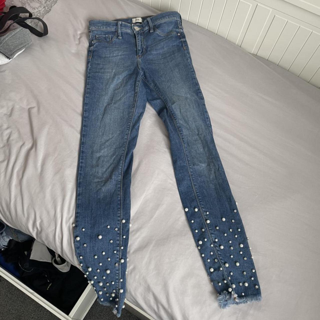 River island hot sale pearl jeans