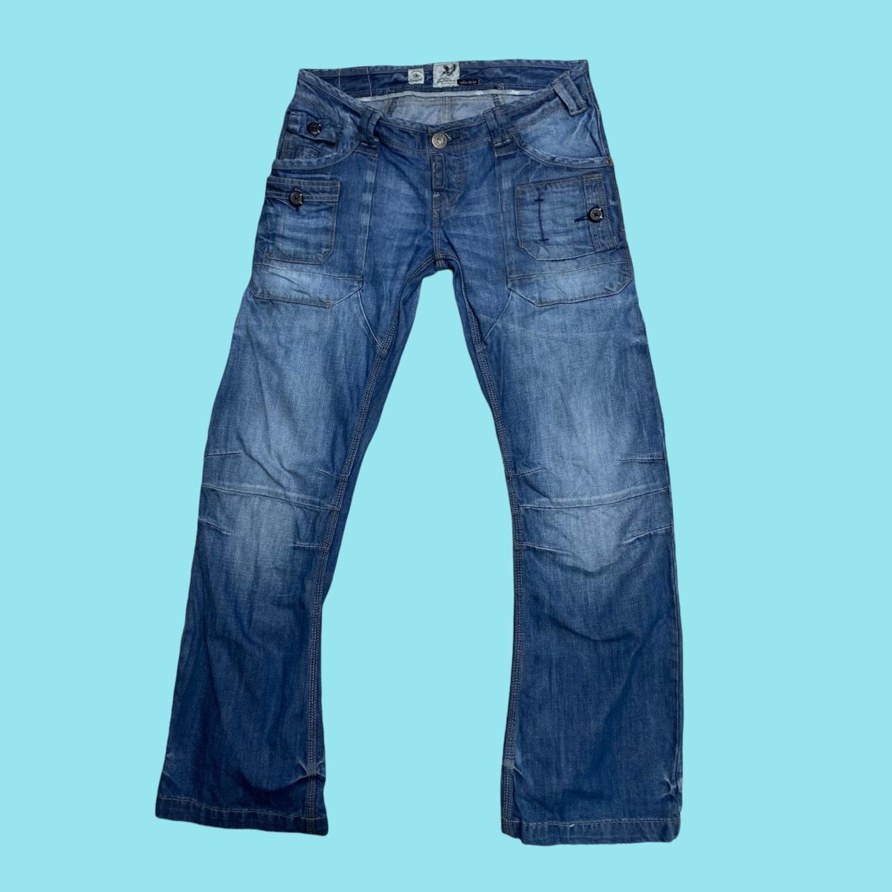 River Island Women's Blue Jeans Depop