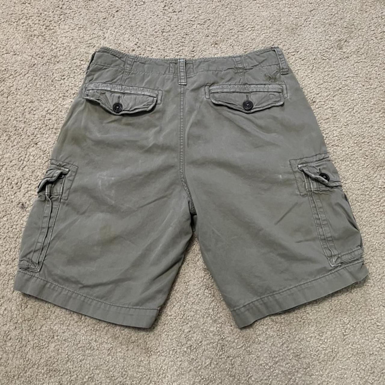 American Eagle Outfitters Men's Khaki Shorts | Depop