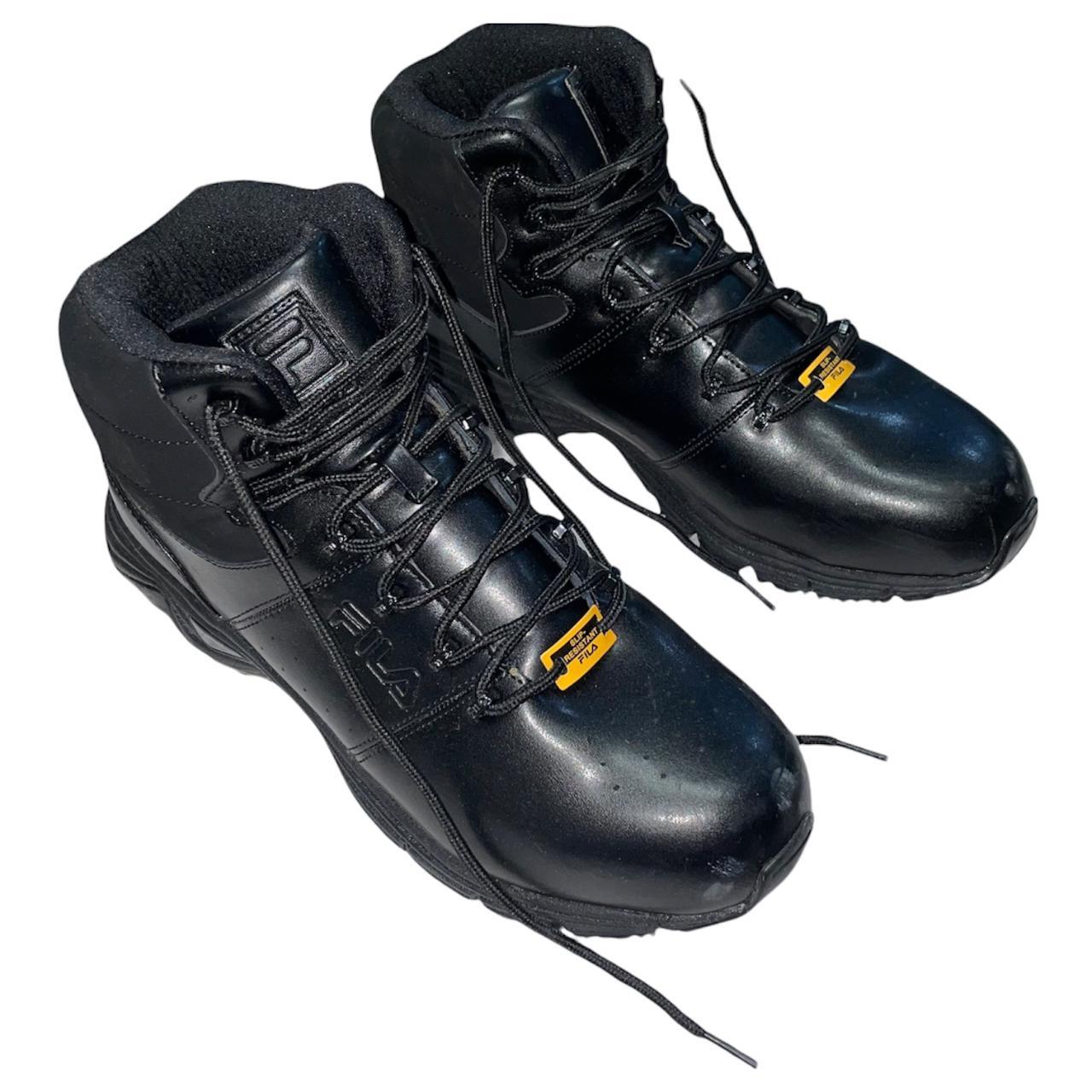 Fila men's black clearance boots