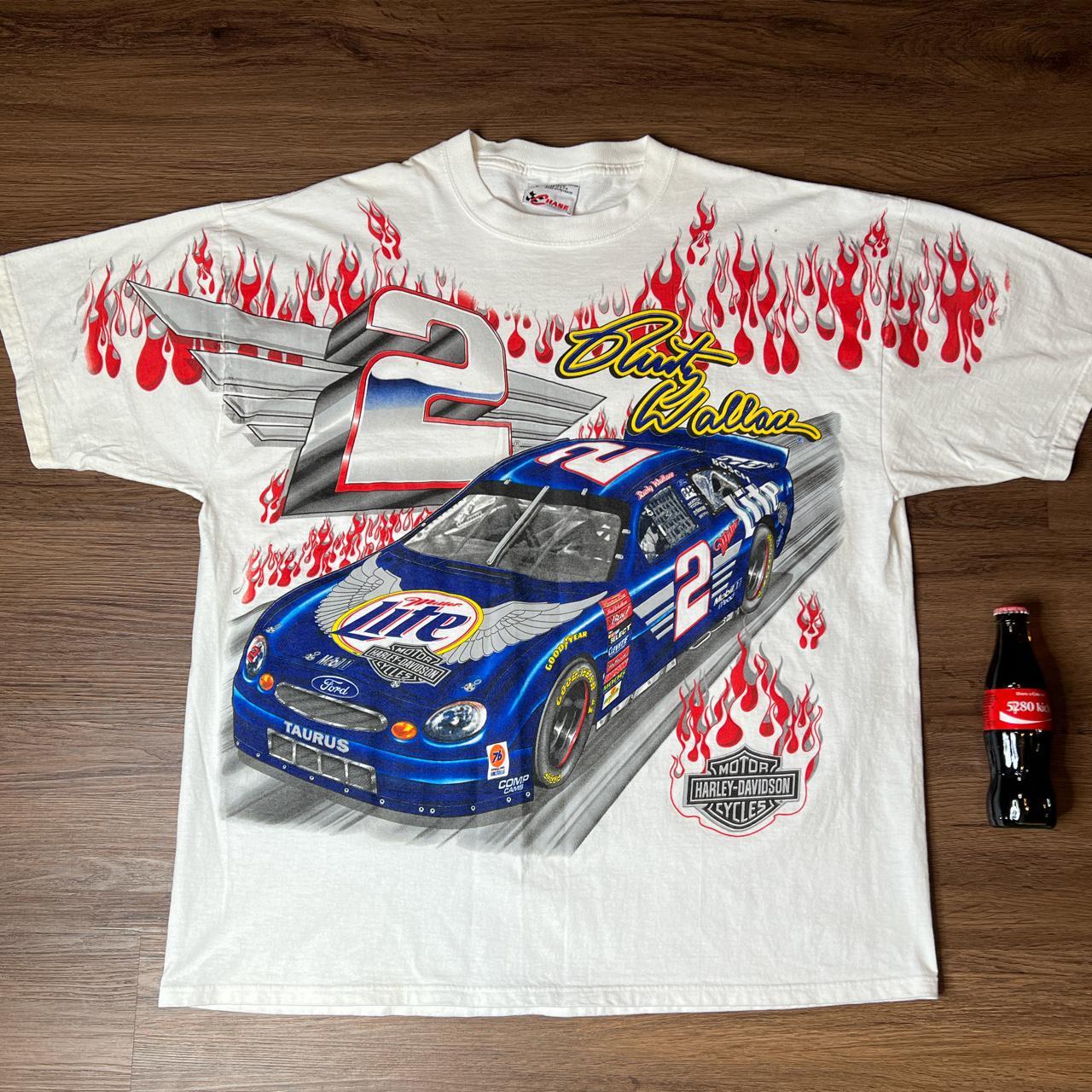 90 s Rusty Wallace Harley T Shirt Harley Davidson x Depop