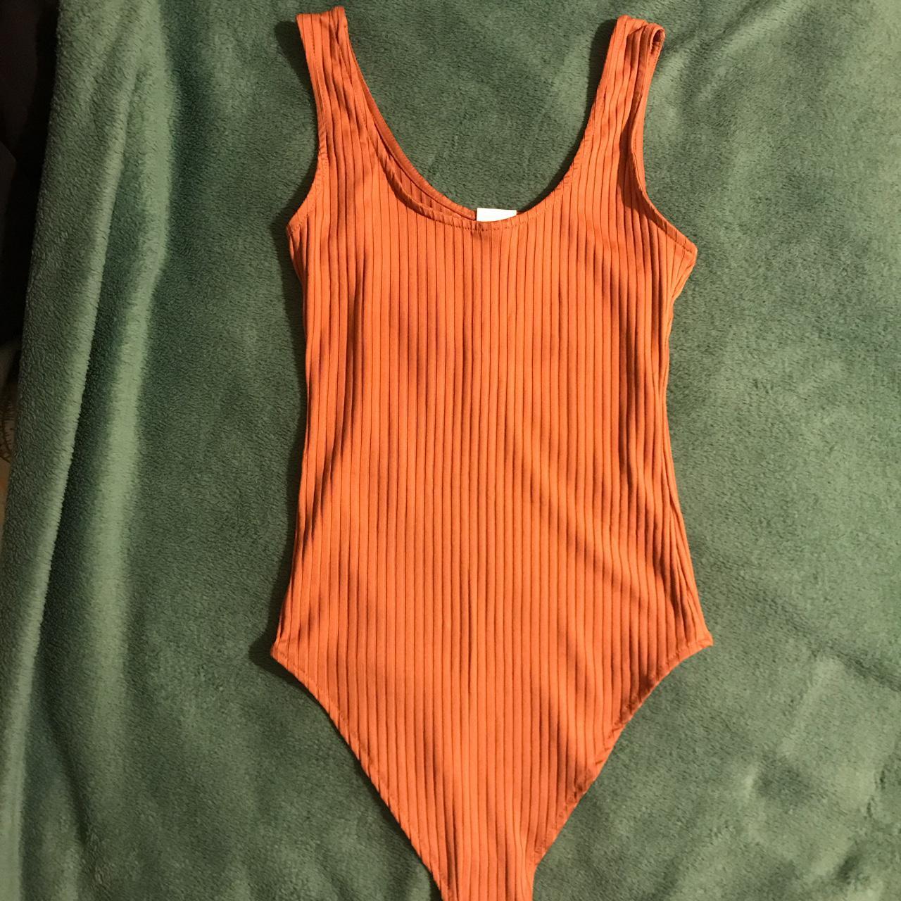 copper-colour-bodysuit-from-h-m-size-xs-looks-depop