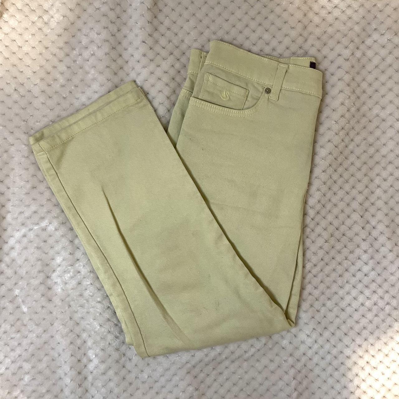 LIGHT YELLOW PANTS Very cute light yellow - almost... - Depop