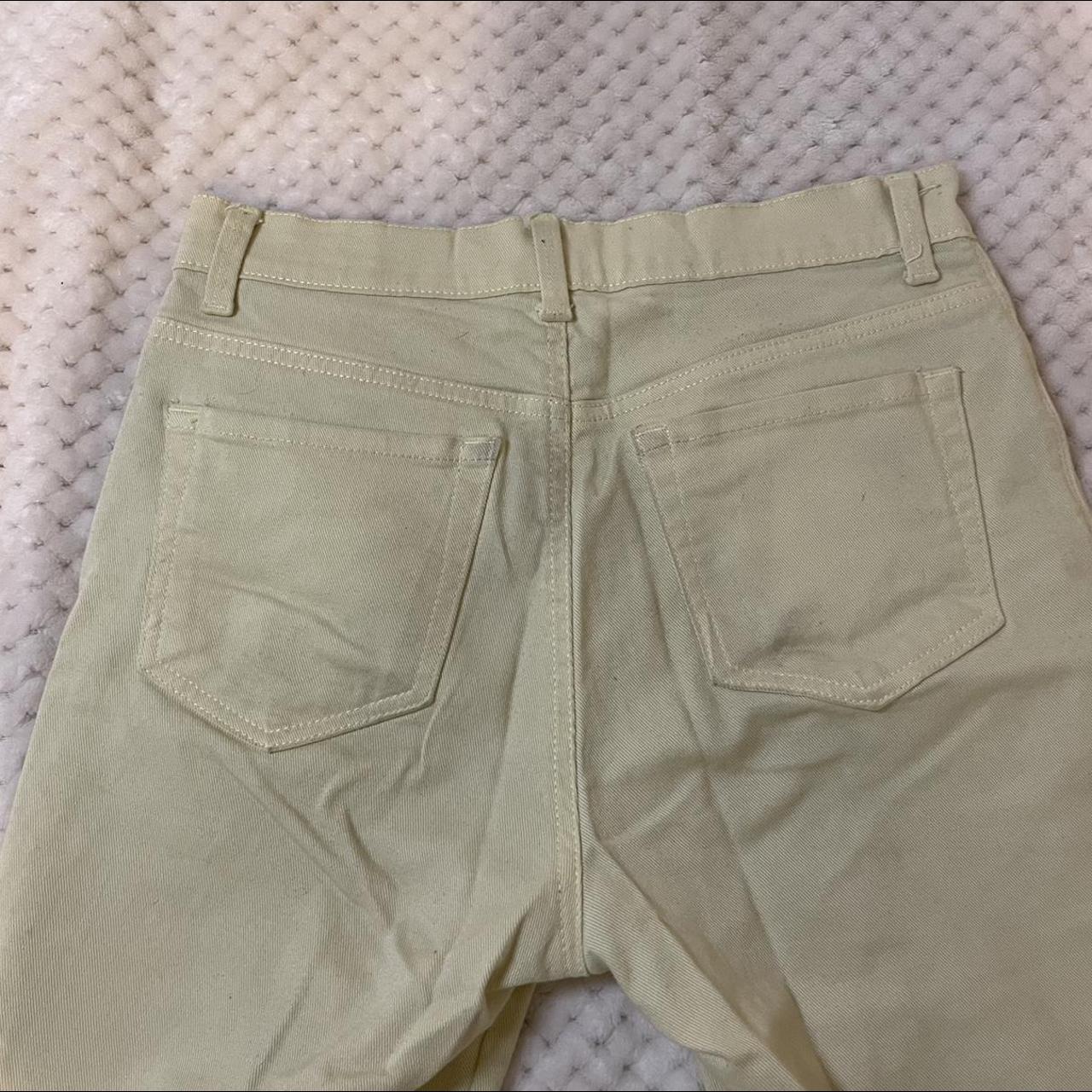 LIGHT YELLOW PANTS Very cute light yellow - almost... - Depop