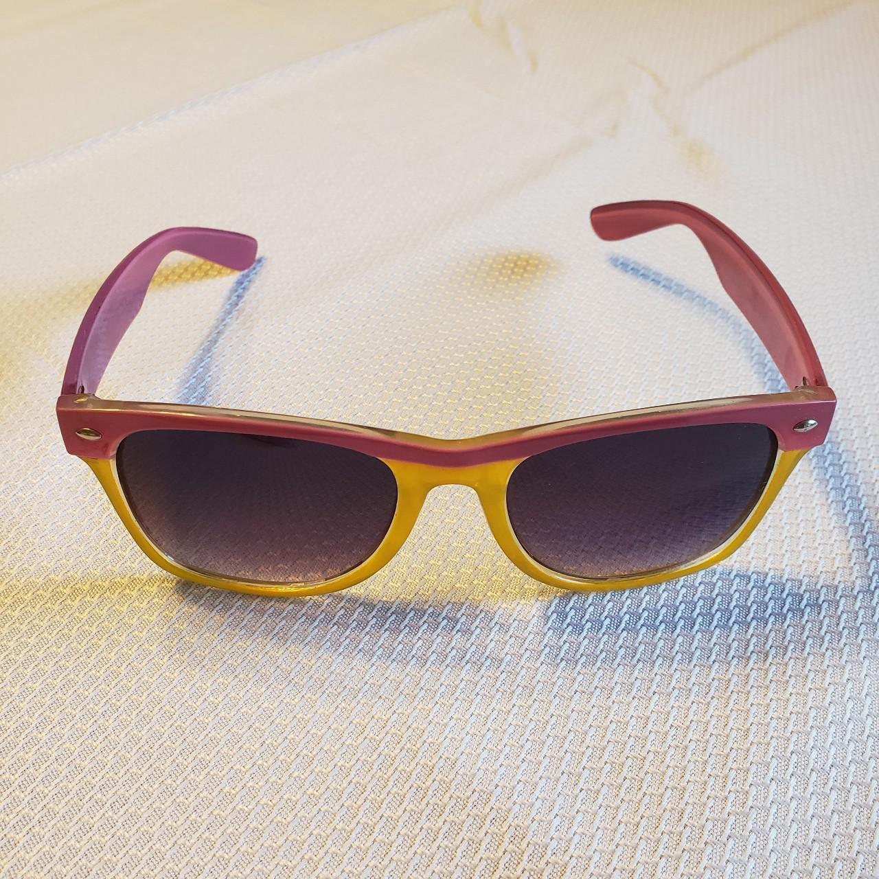 Buy Sunny Pro Metal Sunglasses Reflective Circle Lens Hippie Round Shades  Orange at Amazon.in