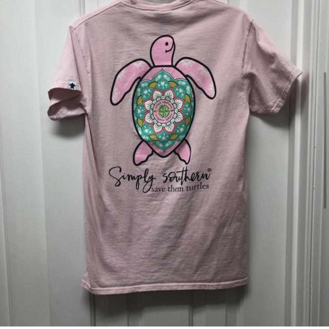 Simply Southern Turtle /Elephant Set of 2 Shirts... - Depop