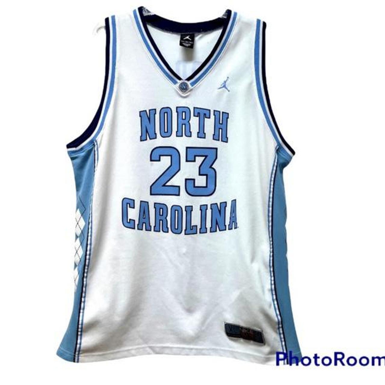 Jordan good 23 North Carolina Unc Tarheels Argyle Men’s Basketball Jersey XL