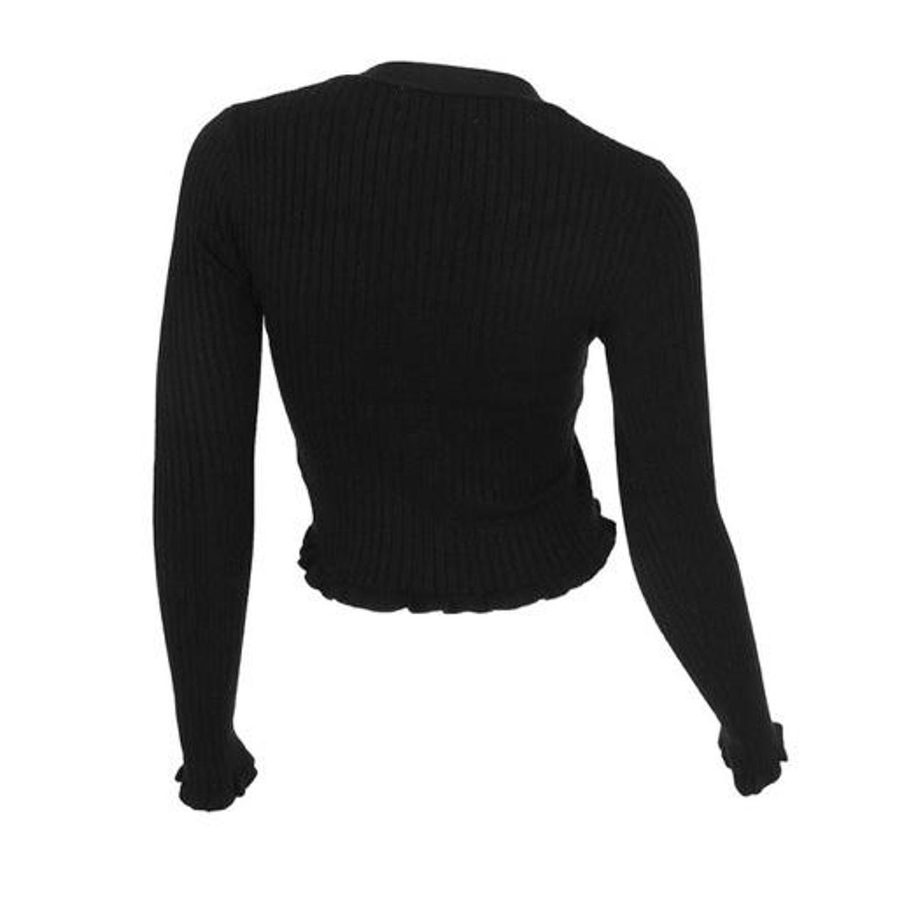 Black Long Sleeve Sweater - Depop