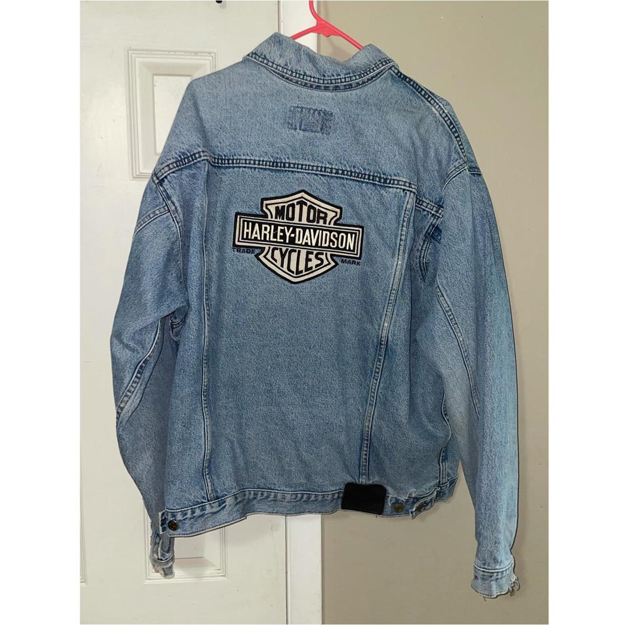 harley davidson jean jacket