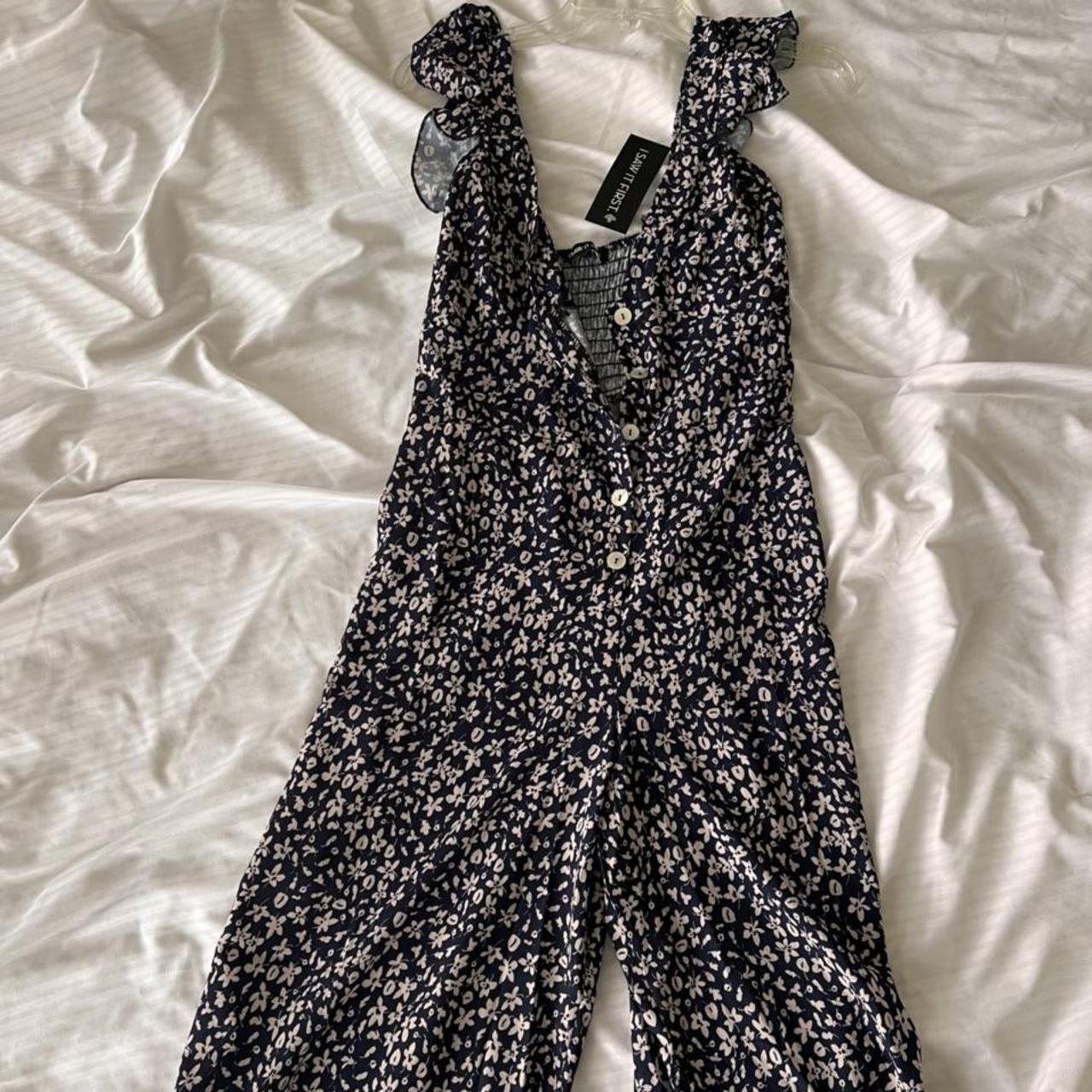 I Saw It First Women's Blue and White Jumpsuit