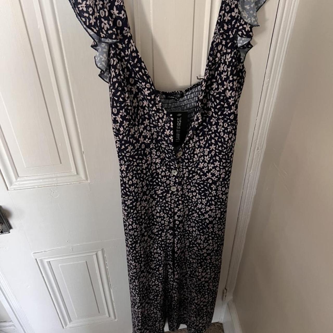 I Saw It First Women's Blue and White Jumpsuit (4)
