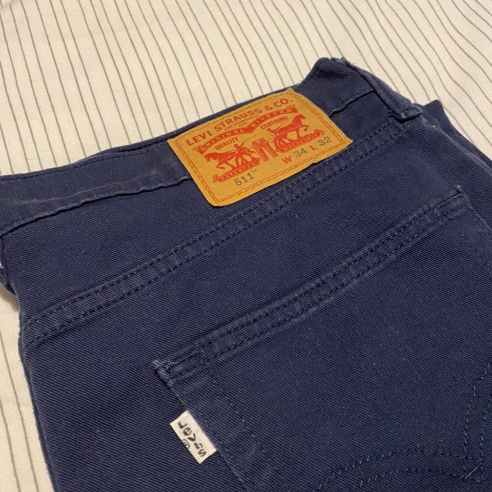 levi's 511 cords blue