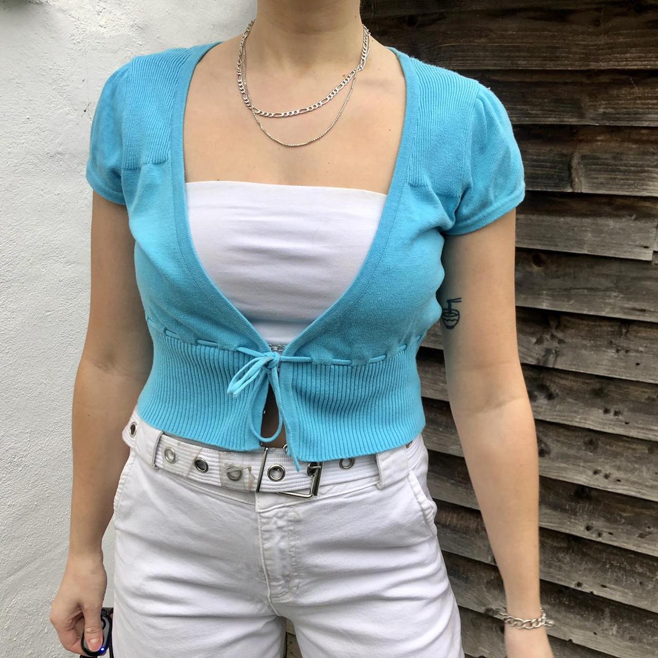 Jane Norman Women's Blue Cardigan (3)