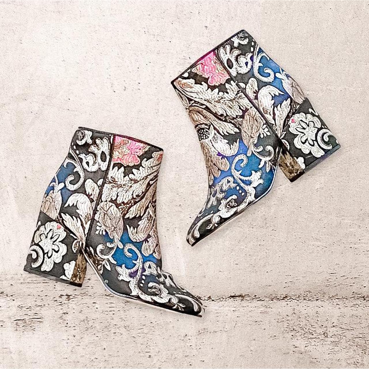 sam edelman floral booties