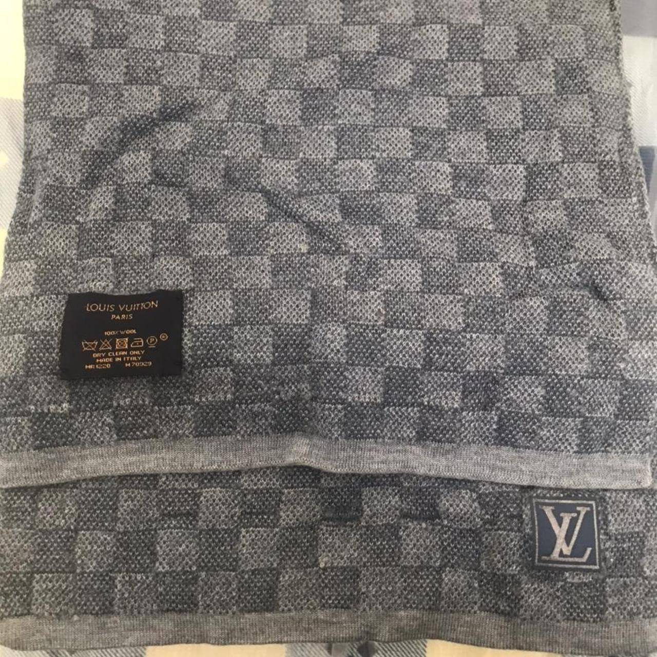 This is a used Louis vuitton scarf that has been... - Depop