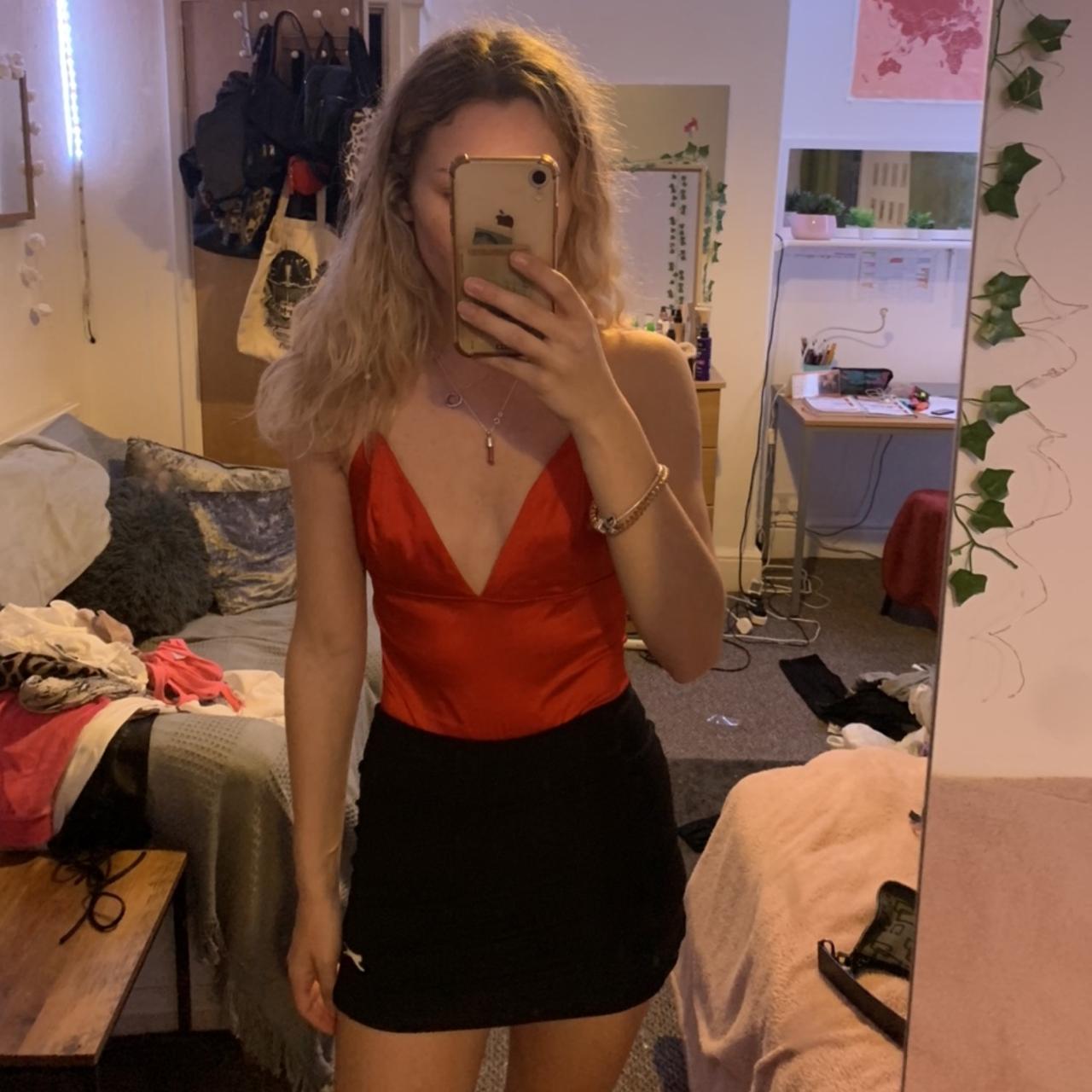 MISSGUIDED thong satin bodysuit super sexy and - Depop