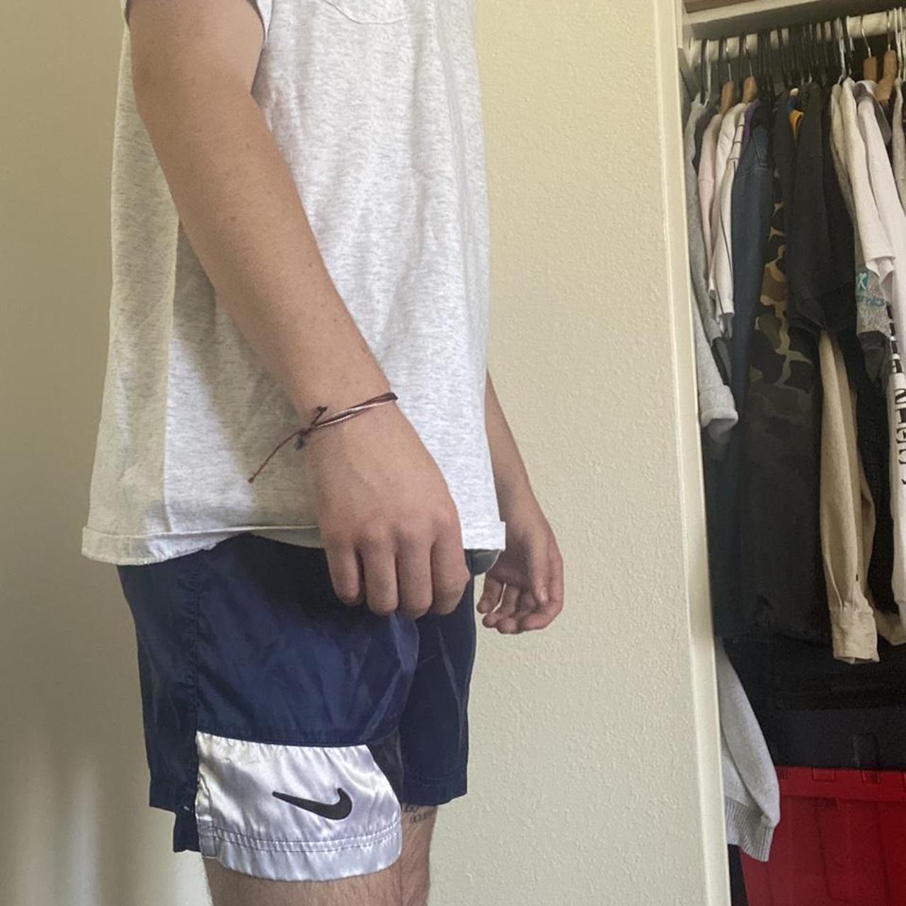 Nike Men's Navy and White Swim-briefs-shorts (3)