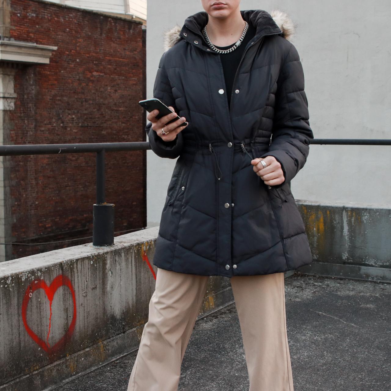 Product Image 4 - Stone grey puffer trench with