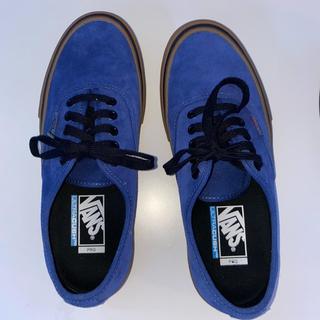 blue vans black laces