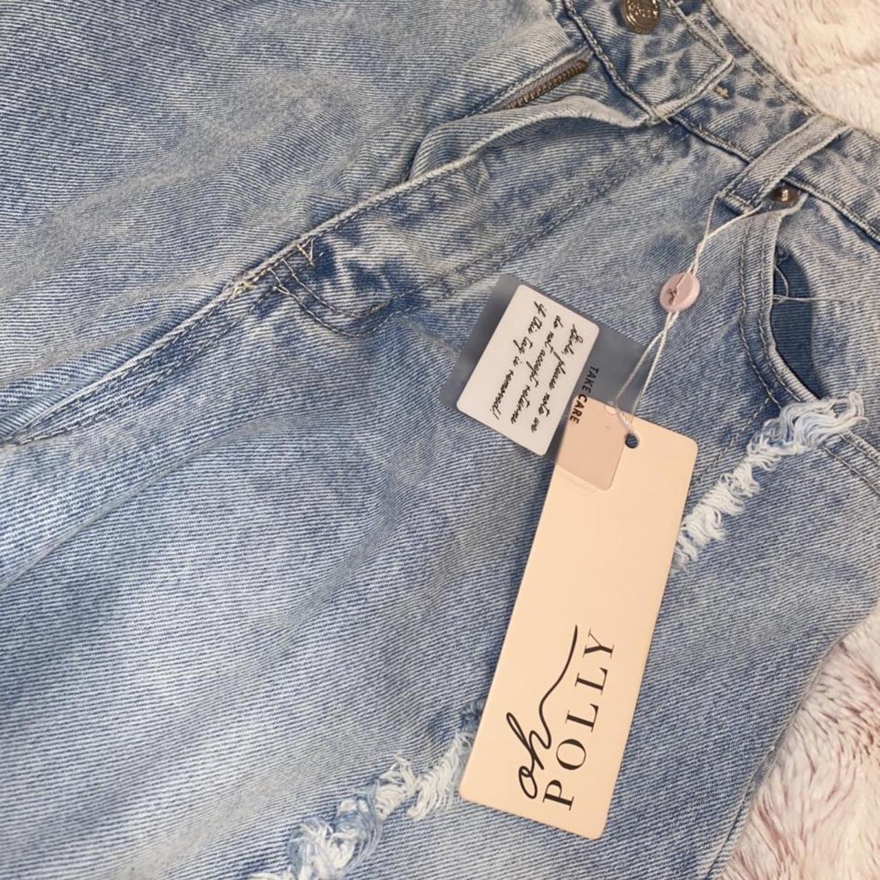 Brand new oh polly flare light blue denim jean. Size... Depop