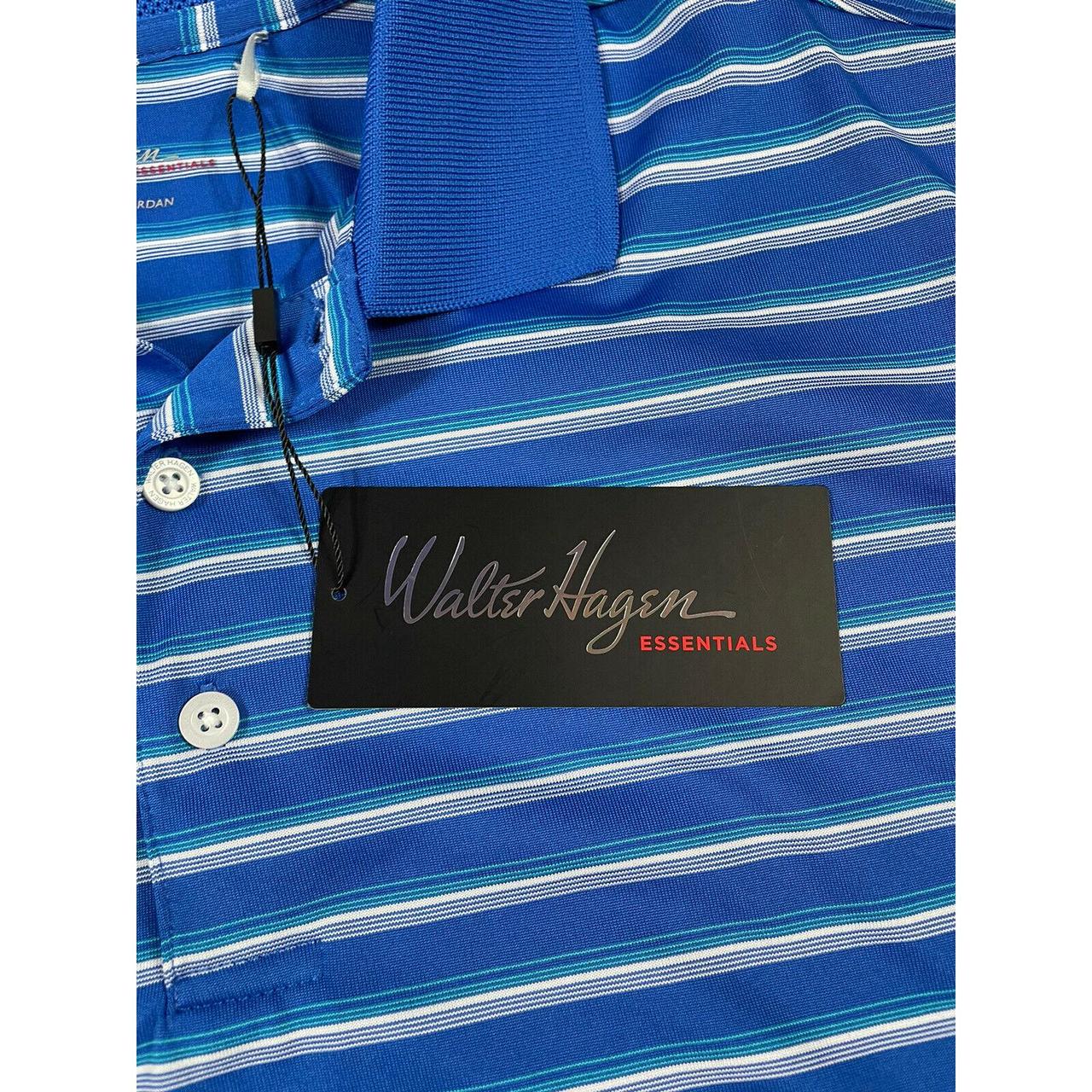 Walter Hagen Men's Blue Poloshirts Depop